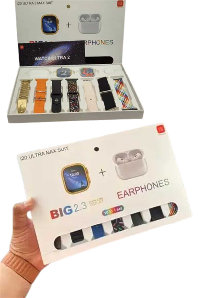 9 Ultra Akıllı Saat 49mm 2inç Ekran 7 Kordonlu ve Bluetooth Kulaklık