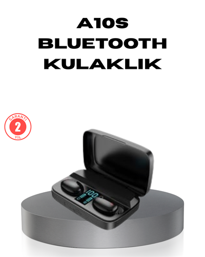 A10s TWS Bluetooth 5.0 Kulaklık – Powerbank’li Şarj Kutusu, Dokunmatik Kontrol, Gerçek Stereo