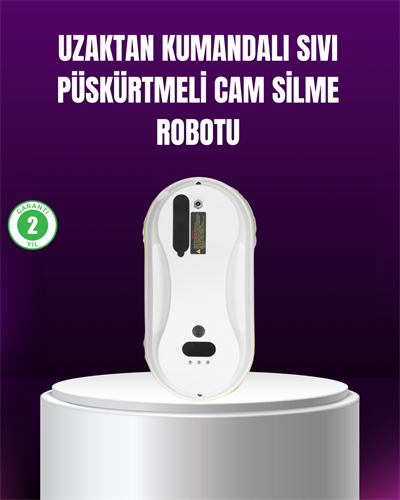 AI Akıllı Rotalı Otomatik Cam Temizleme Robotu