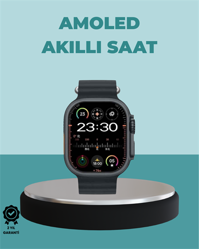 AMOLED Akıllı Saat 49mm Bluetooth Arama Spor ve Sağlık