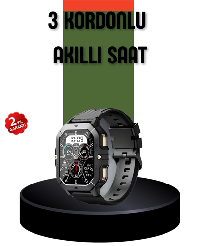 AMOLED Ekranlı Akıllı Saat 10 Gün Pil Ömrü