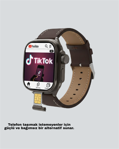AMOLED Ekranlı Akıllı Saat WhatsApp TikTok YouTube