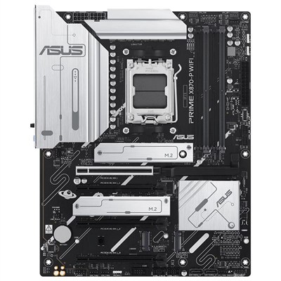 ASUS PRIME X870-P WIFI DDR5 8000MHZ 1XHDMI 2XUSB4 4XM.2 ATX AM5 (AMD AM5 9000/8000/7000 SERİLERİ İLE UYUMLU)