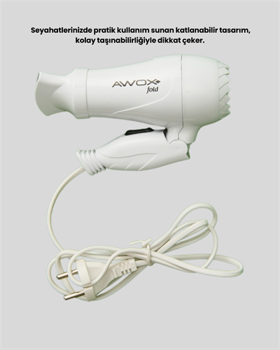 AWOX MİNİ FÖN BEYAZ