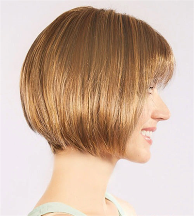 Açık Kahverengi Küt Parti Peruk