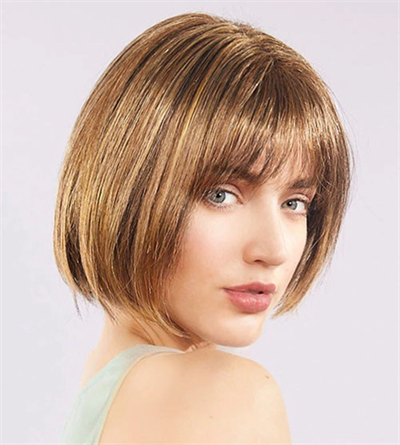 Açık Kahverengi Küt Parti Peruk