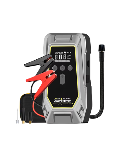 Acil Durum LED Işıklı Akü Takviye ve Hava Kompresörü