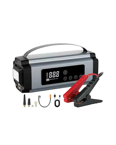 Acil Durumlar İçin Çok Fonksiyonlu Araç Akü Takviyesi Hava Kompresörü ve Güç Kaynağı