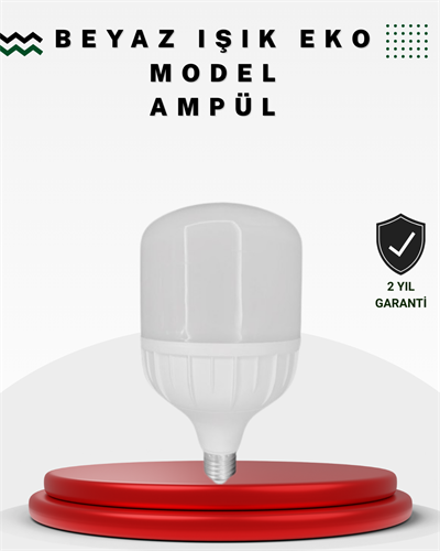 Acil Durumlara Uygun Şarjlı Torch LED Ampul 30 Watt