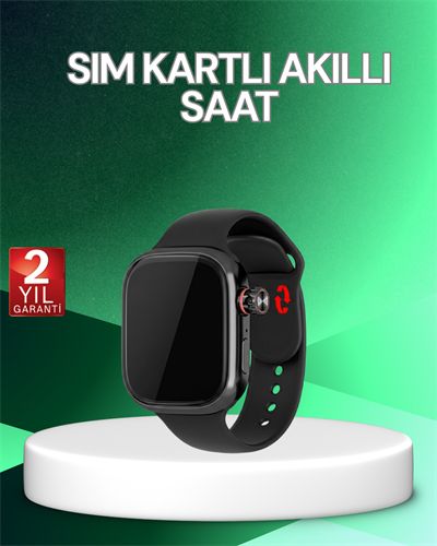 Adımsayar ve Nabız Ölçerli SIM Kartlı Akıllı Saat