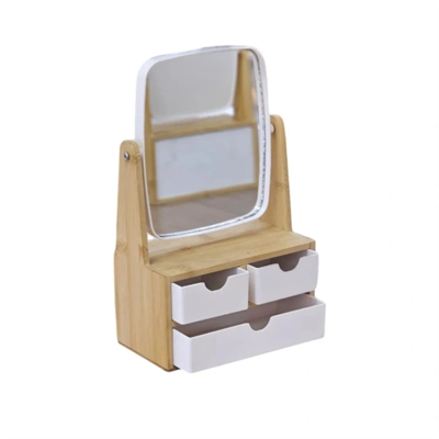 Ahşap 3 Çekmeceli Ayna