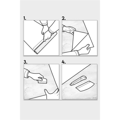 Ahşap Görünümlü Kendinden Yapışkanlı Kaplama Folyosu 5 Metre