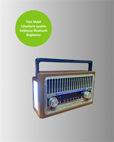 Ahşap Görünümlü Masaüstü Bluetooth Cihaz