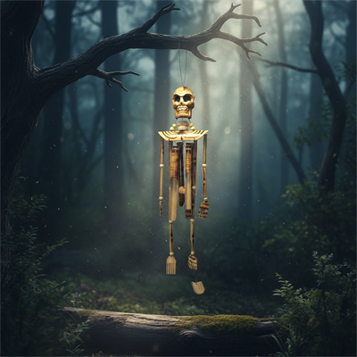 Ahşap İskelet Figürü