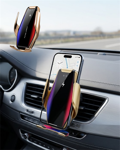 Akıllı Araç İçi Telefon Tutucu Kablosuz Şarj ve Otomatik Açılır Kapanır Sistem