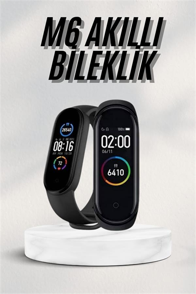 Akıllı Bileklik Android ve İOS Uyumlu Bildirim ve Çağrı Görme Spor Takibi