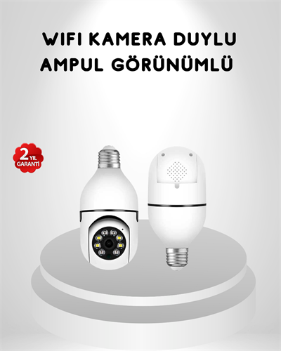Akıllı Duylu 360° Güvenlik Kamerası – PTZ Özellikli, Uzaktan Kontrollü Akıllı Kamera