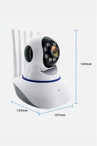 Akıllı Gece Görüşlü Sensörlü Wifi Kamera Telefondan Takip Edilebilir