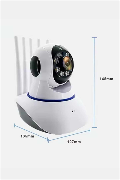 Akıllı Gece Görüşlü Sensörlü Wifi Kamera Telefondan Takip Edilebilir