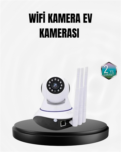 Akıllı IP Güvenlik Kamerası – 1080P HD, Gece Görüşlü, Hareket Algılamalı