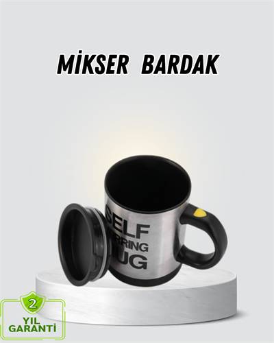 Akıllı Kendi Kendini Karıştıran Termal Kupa – Paslanmaz Çelik