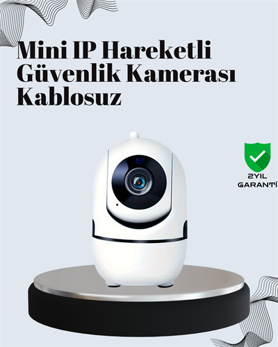 Akıllı Kontrol ve Hareket Takipli 1080P Kablosuz Güvenlik Kamerası – Gece Görüşlü ve İki Yönlü Sesli