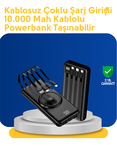 Akıllı Koruma Sistemli Powerbank – Hızlı, Güvenli ve Modern
