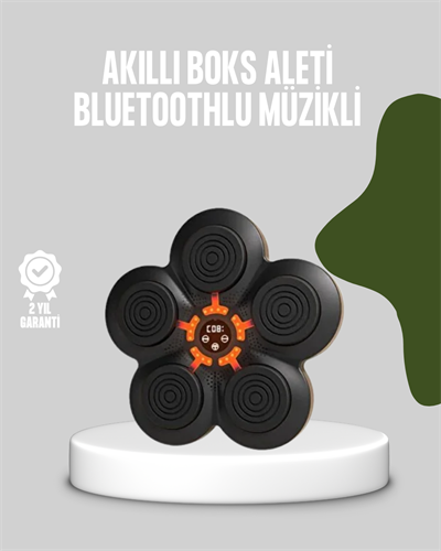 Akıllı Müzikli Boks Makinesi Bluetooth Bağlantılı Işıklı Hedefli Fitness Aleti