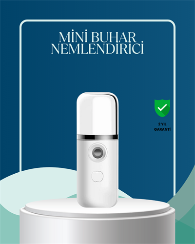 Akıllı Pro Teknolojili Şarjlı Nemlendirici – Portatif Cilt ve Hava Nemlendirici Cihaz