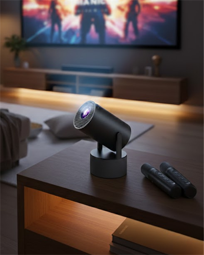 Akıllı Projeksiyon Cihazı Karaoke Mikrofonlu 1080P Android