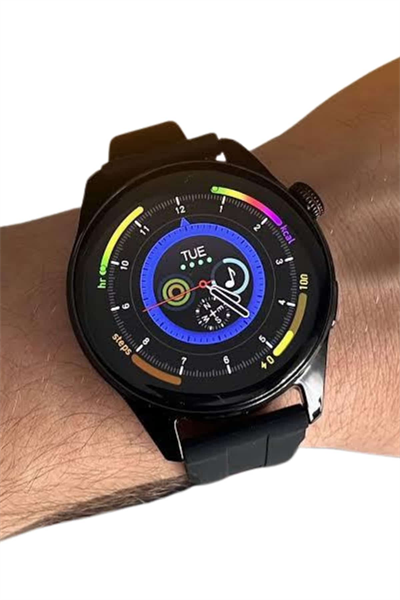 Akıllı Saat 1.5 Inç Amoled Ekran Çift Kordonlu GPS NFC Uyumlu