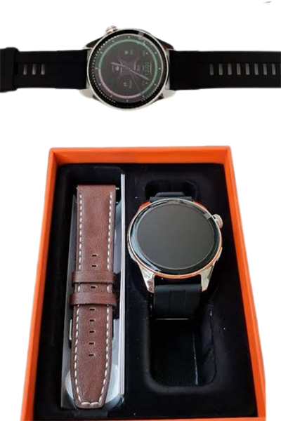 Akıllı Saat 1.5 Inç Amoled Ekran Çift Kordonlu GPS NFC Uyumlu