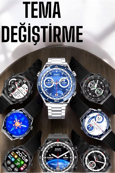 Akıllı Saat 2024 Model Arama Cevaplayan Uyku ve Sağlık Takibi