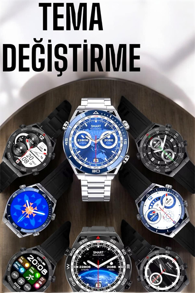 Akıllı Saat 2024 Model Arama Cevaplayan Uyku ve Sağlık Takibi