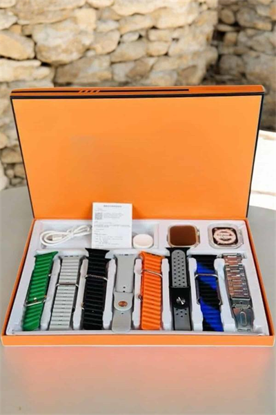 Akıllı Saat 7 Farklı Kordonlu Arama Cevaplayan Bildirim GPS Özelliği