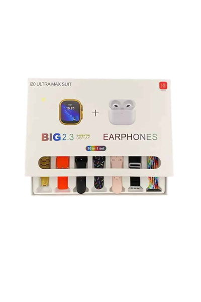 Akıllı Saat 7 Kordonlu Kulaklık Hediyeli Nabız Ölçer Uyku Takibi Sesli Görüşme