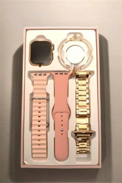 Akıllı Saat Amoled Ekran 3 Kordonlu Aksesuar Hediyeli Sesli Görüşme