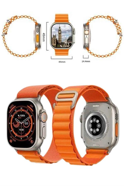 Akıllı Saat Amoled Ekran Bluetooth Bağlantılı Özel Tasarım Unısex