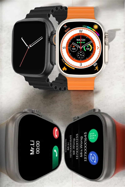 Akıllı Saat Android Ve İOS Uyumlu Arama Cevaplayan Dokunmatik Ekran