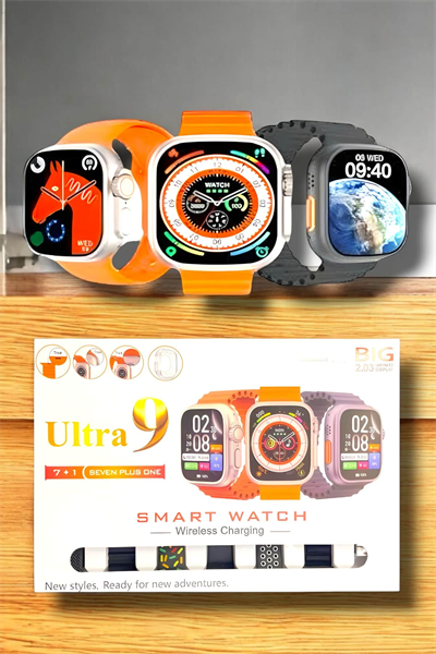 Akıllı Saat Bluetooth Bağlantılı 2.09 İnç HD Ekran ve Çok Yönlü Sağlık Takibi