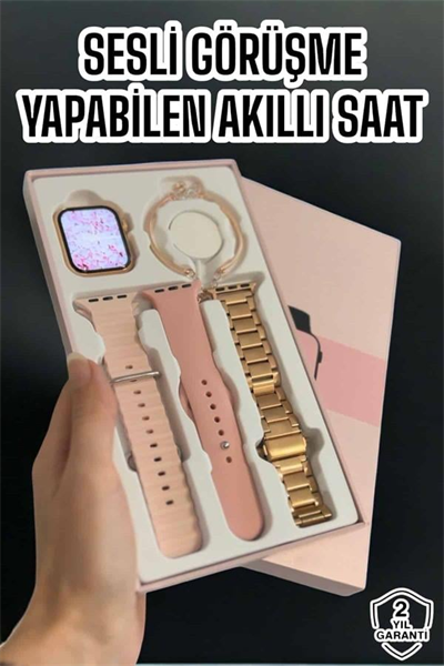 Akıllı Saat Bluetooth Bağlantılı Aksesuar Hediyeli GPS Takibi