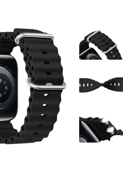 Akıllı Saat Bluetooth Bağlantılı NFC ve GPS Uyumlu Nabız Ölçer Sesli Görüşme