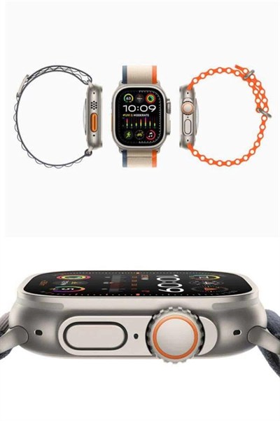 Akıllı Saat Bluetooth Bağlantılı NFC ve GPS Uyumlu Nabız Ölçer Sesli Görüşme