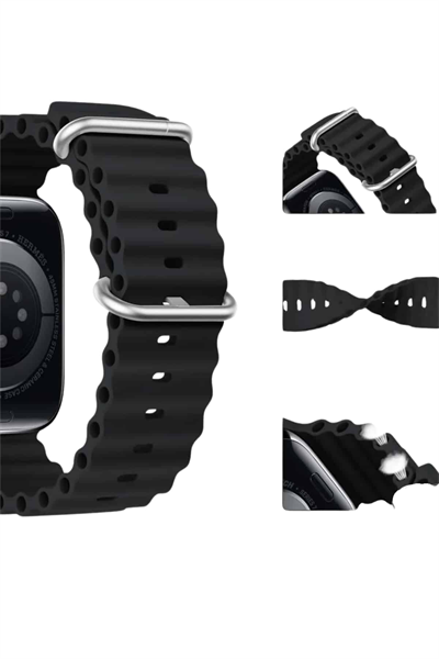 Akıllı Saat Bluetooth Bağlantılı NFC ve GPS Uyumlu Nabız Ölçer Sesli Görüşme