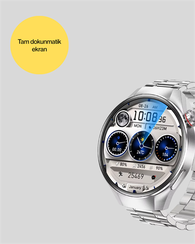 Akıllı Saat Bluetooth Görüşme Destekli – Spor, Sağlık ve Bildirim Özellikli