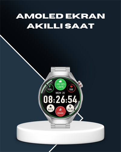 Akıllı Saat Bluetooth Görüşme Destekli – Spor, Sağlık ve Bildirim Özellikli