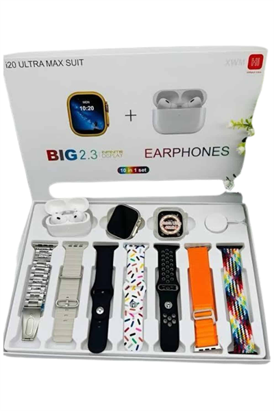 Akıllı Saat Bluetooth Kulaklık Adımsayar Sağlık Takibi Çağrı Cevaplama