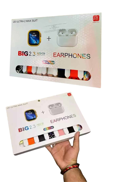 Akıllı Saat Bluetooth Kulaklık Adımsayar Sağlık Takibi Çağrı Cevaplama