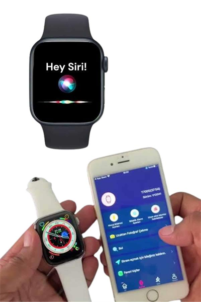 Akıllı Saat Çok Fonksiyonlu Uyku Takibi Adımsayar Nabız Ölçer Arama Cevaplayan