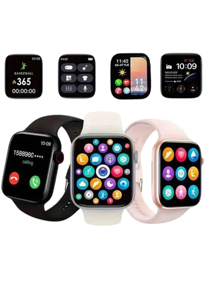 Akıllı Saat Çok Fonksiyonlu Uyku Takibi Adımsayar Nabız Ölçer Arama Cevaplayan
